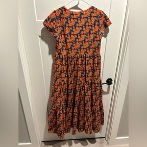 Ivy City Co Navy and Orange Accent Top